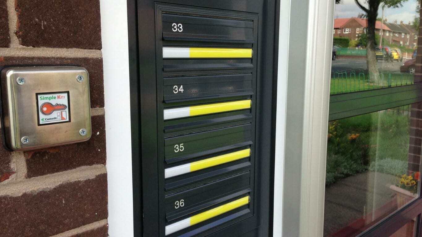 Communal Door Mailbox