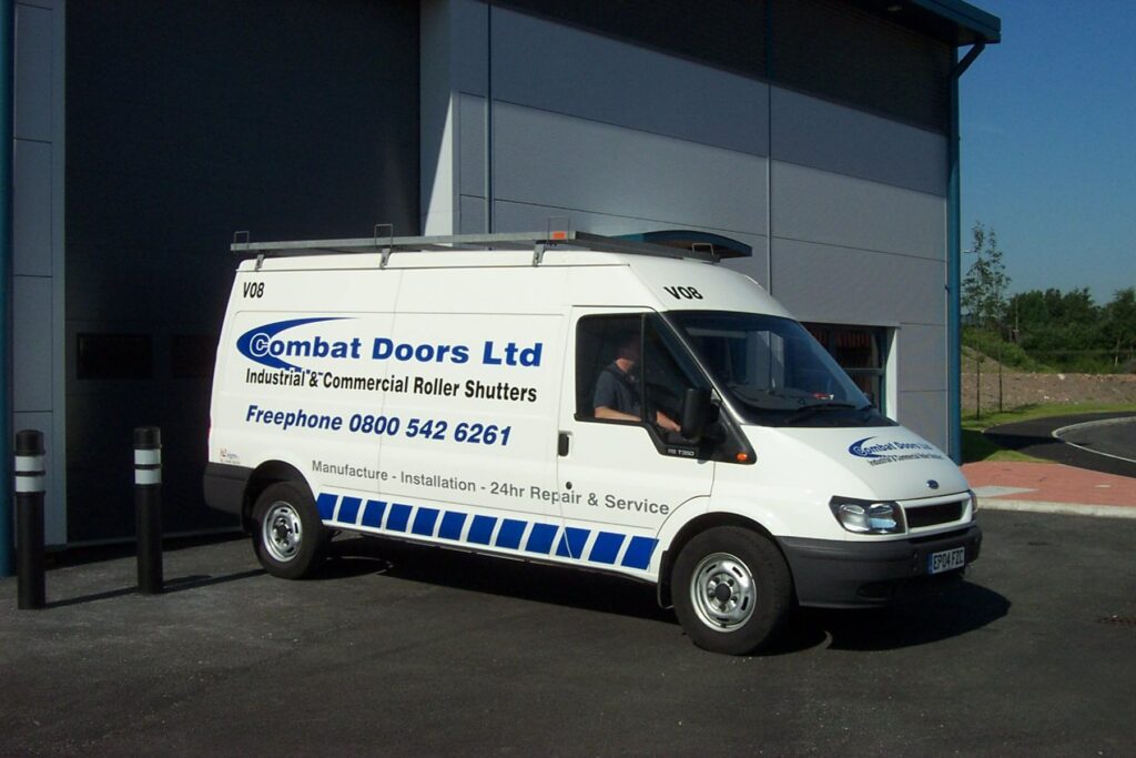Combat doors transit van