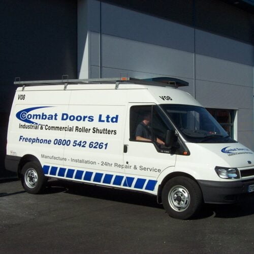 A Combat Doors Service Vehicle