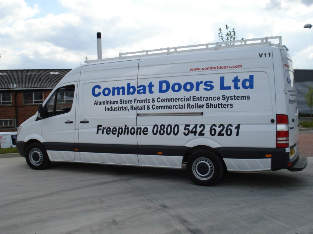 Combat Doors Installation Van Combat Doors Installation Van
