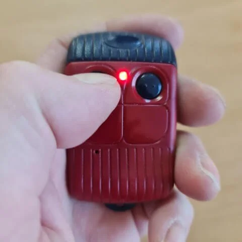 JM Type 1 Roller Shutter Remote Control Fob (Red) - Image 2