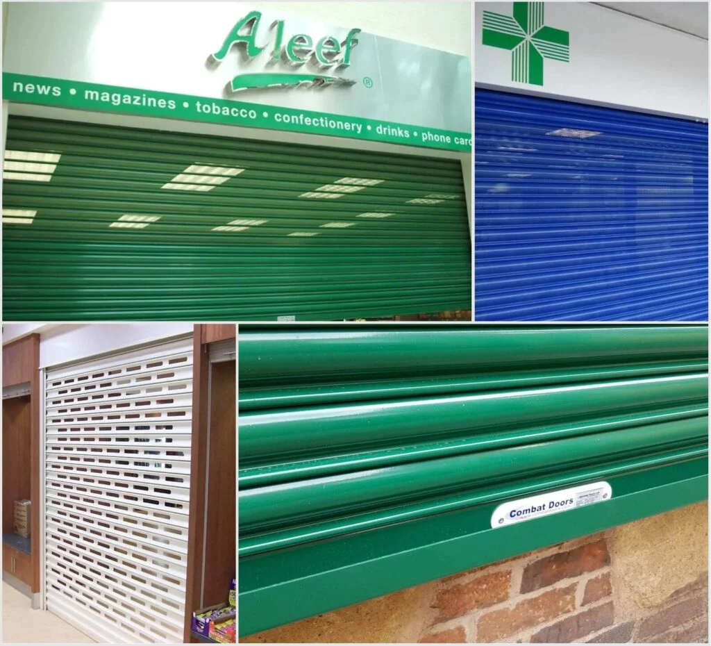 Steel Security Roller Shutters by Combat Doors Ltd Commercial Roller Shutters by Combat Doors