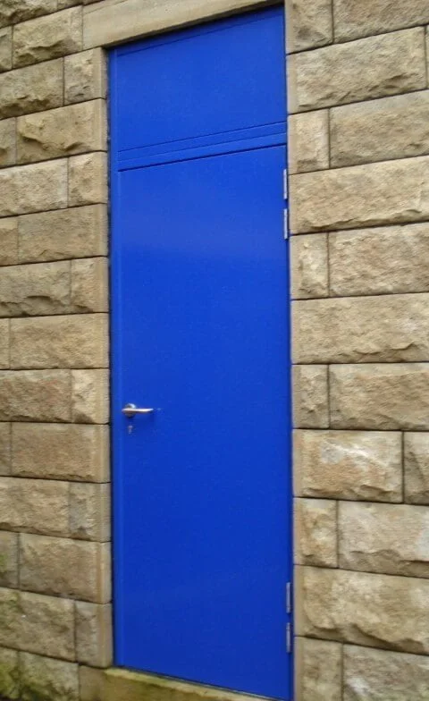 Defender T1 Steel Door With Overhead Panel