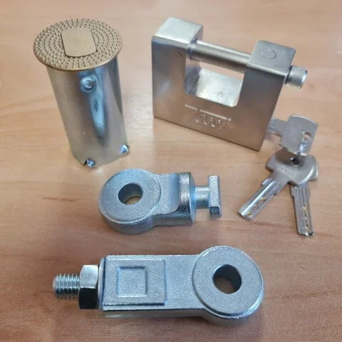Roller Shutter Ground Lock Kit with Padlock