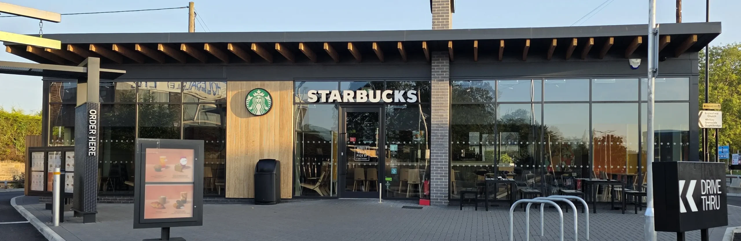 Aluminium Curtain Walling Installation Starbucks aluminium shop front installation