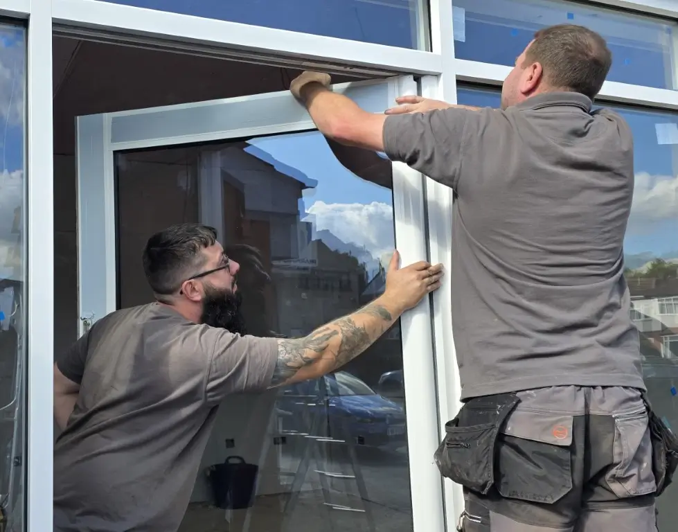 Aluminium Shop Door Repair Aluminium door repairs and maintenance by Combat Doors Ltd